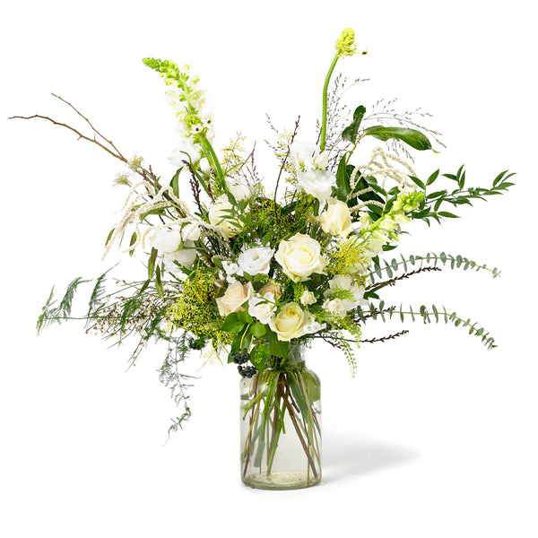 Deluxe Vase Arrangements - White Noise